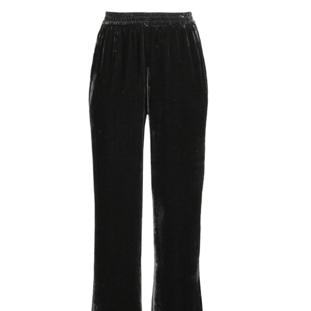 Elie Tahari Velvet Flared Leg Pants